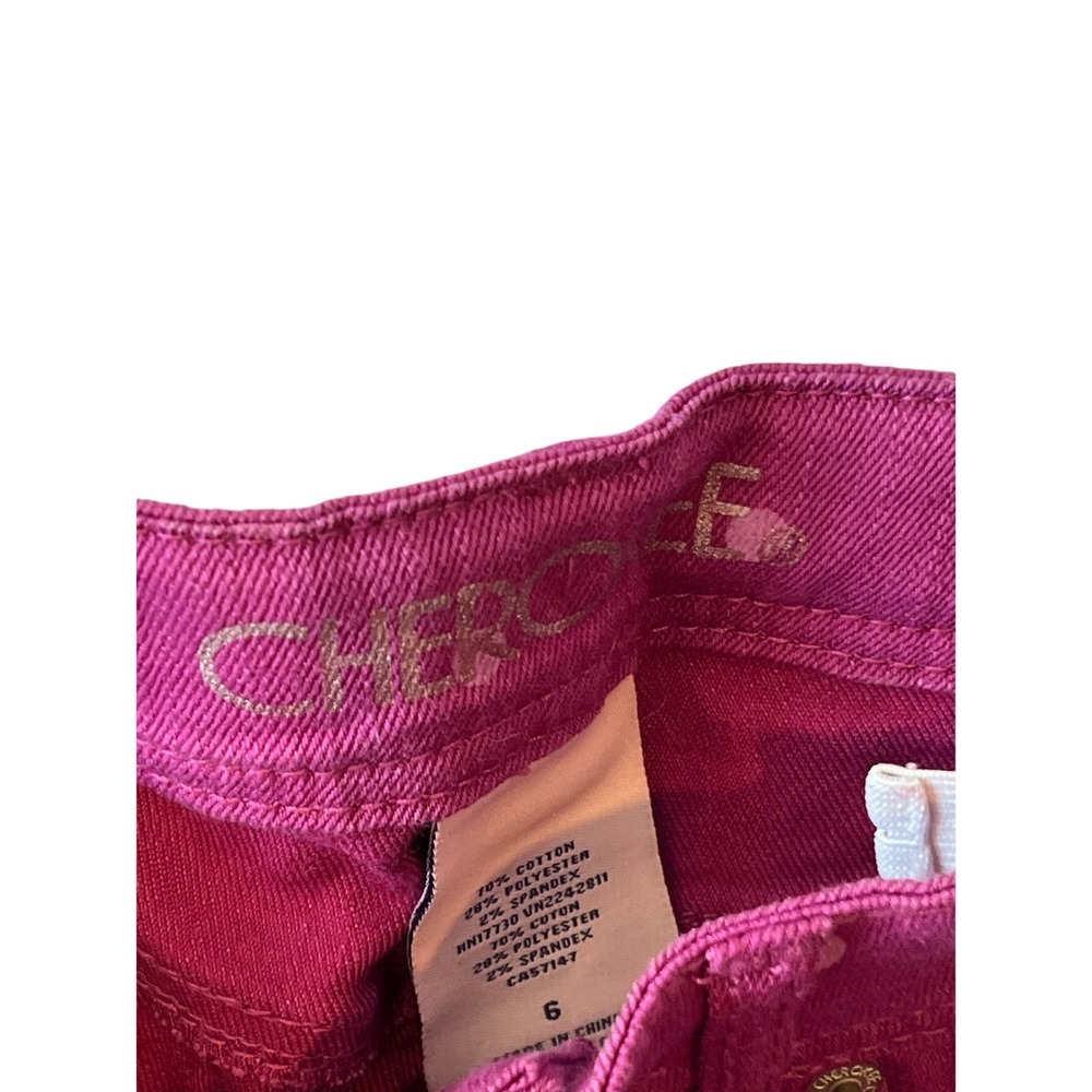 Cherokee Pink Jeans Girls 6 - Picture 2 of 3